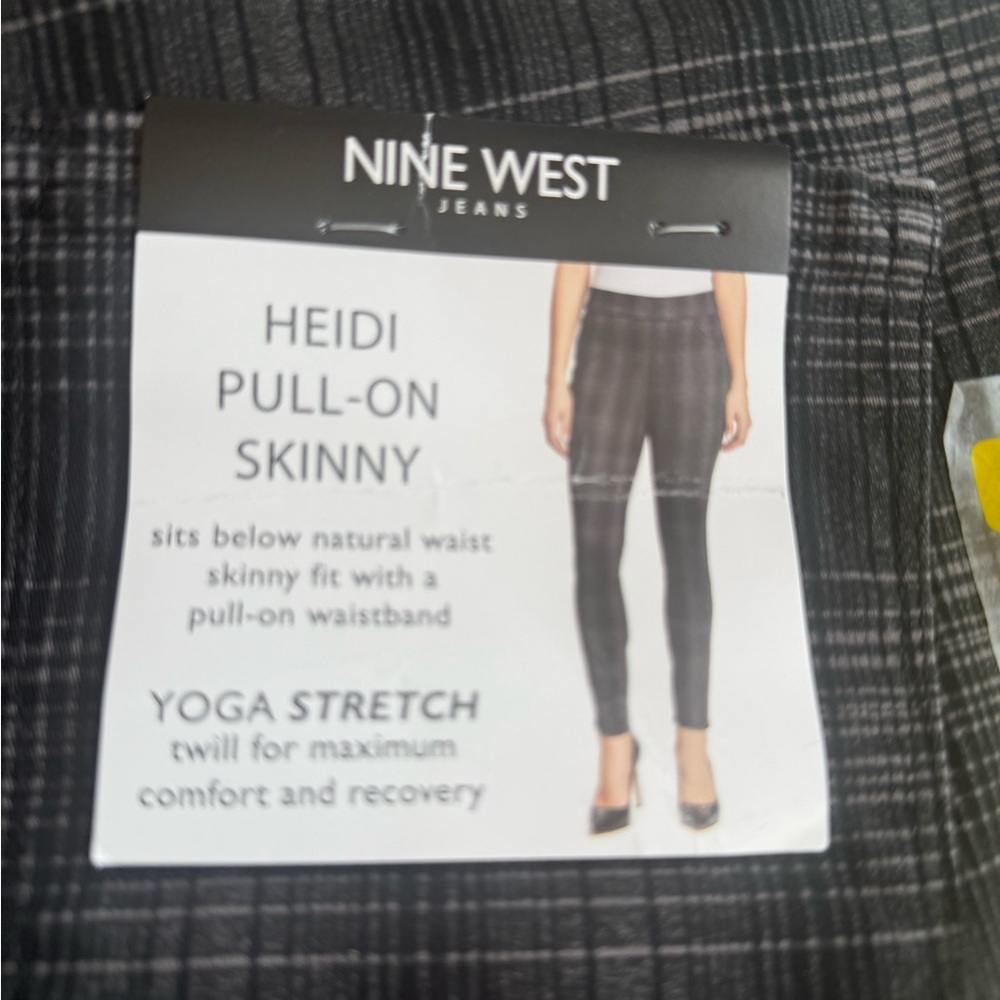 Nine West Charcoal Skinny Jeans